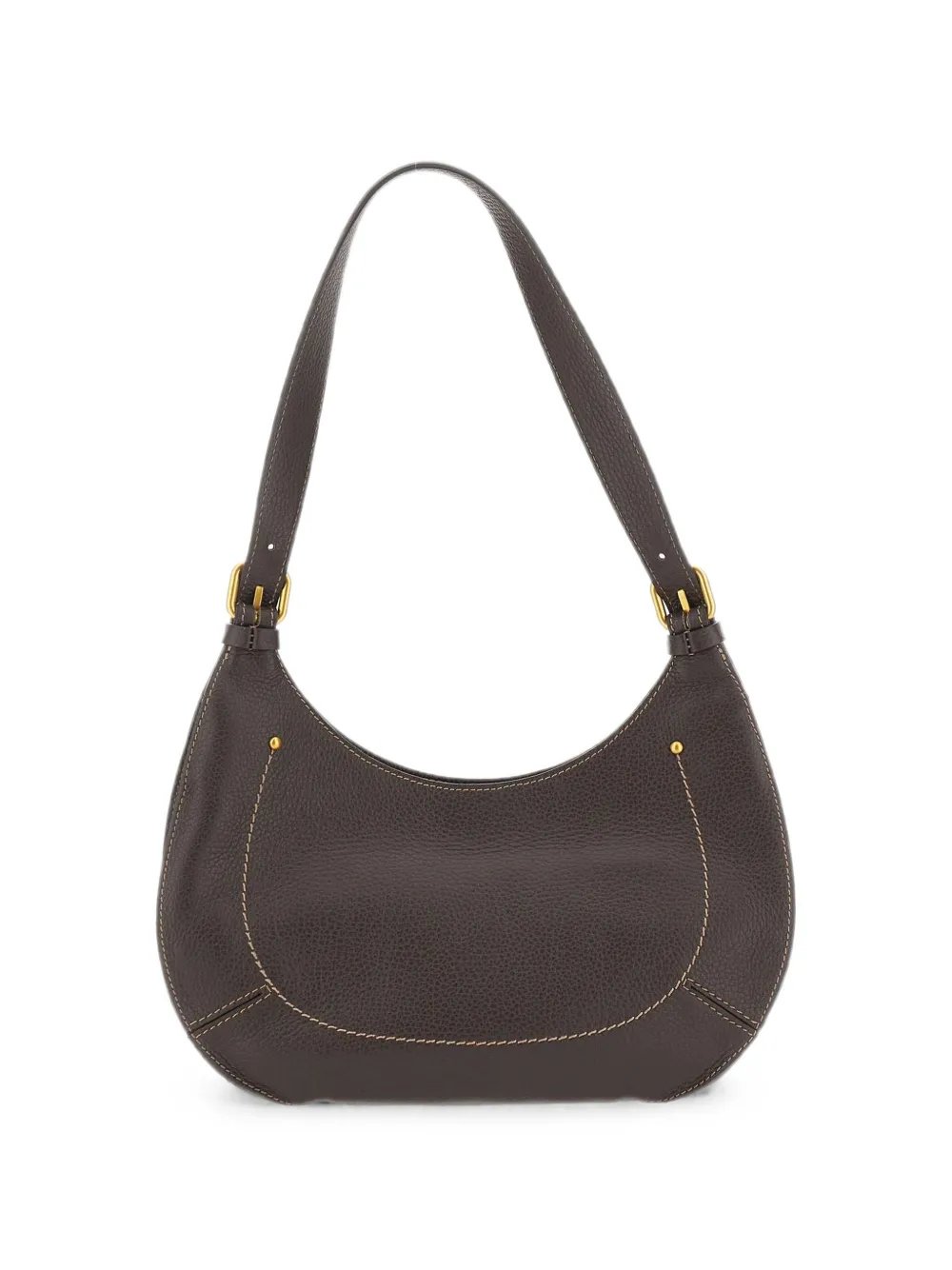 GIANNI CHIARINI Gabry leren schoudertas Bruin