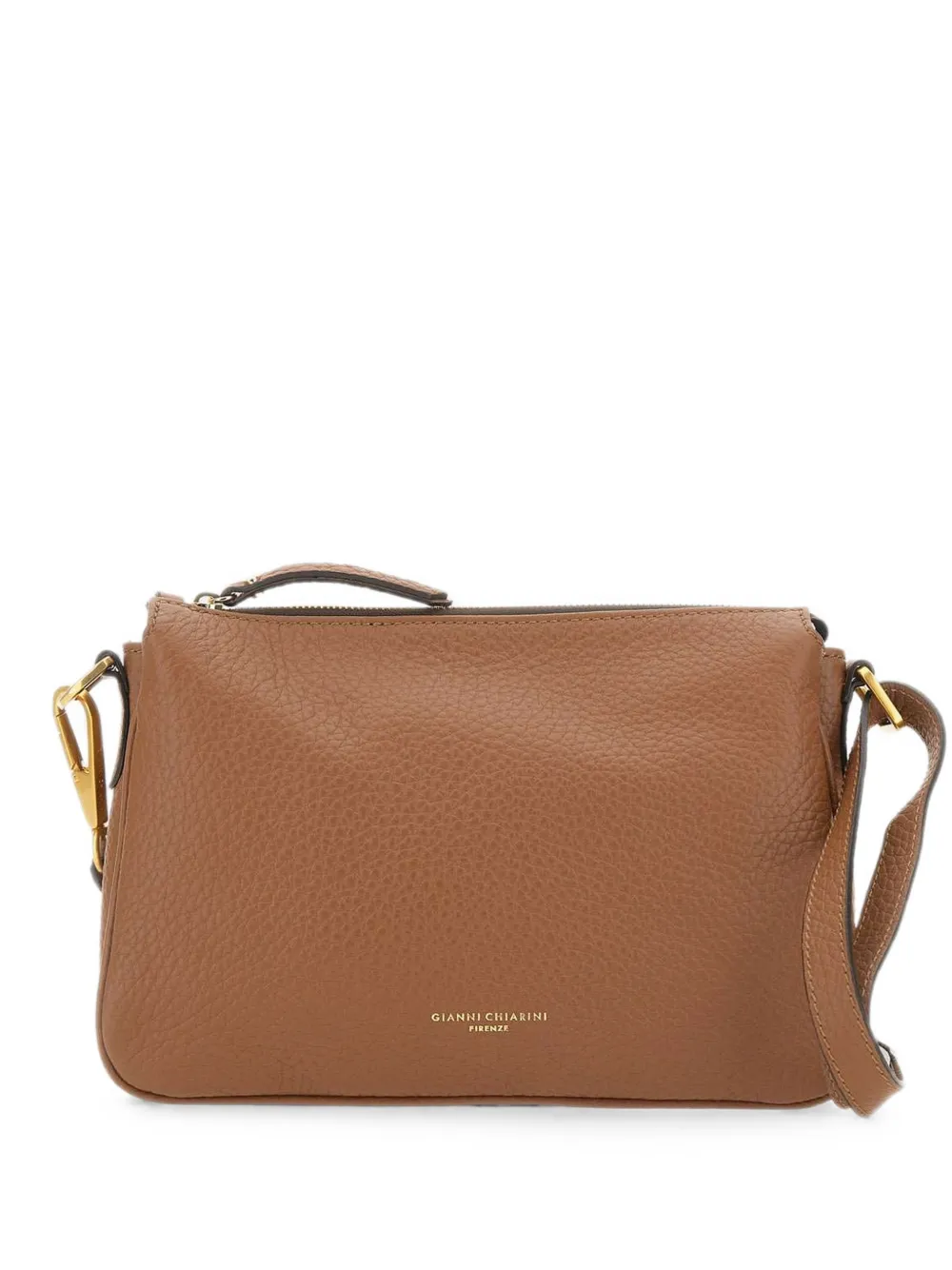GIANNI CHIARINI Brooke leather shoulder bag - Marrone