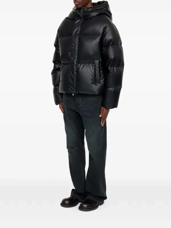 ジャケット・アウター Maison Margiela Hooded Jacket 46 MM6 Maison Margiela Hooded Puffer Jacket | Black | FARFETCH