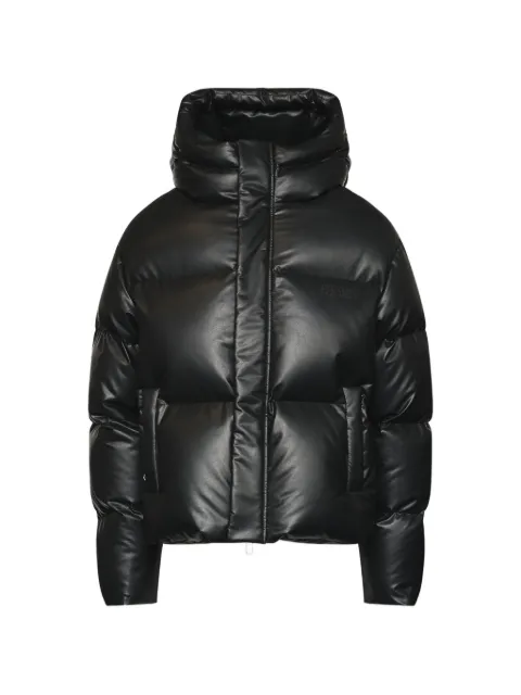 MM6 Maison Margiela hooded puffer jacket