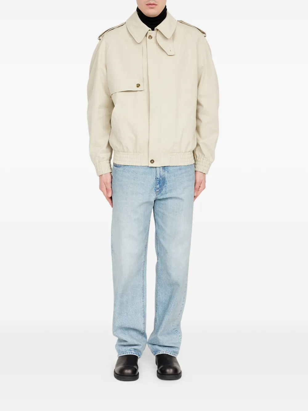 MM6 Maison Margiela Katoenen twill jack Beige