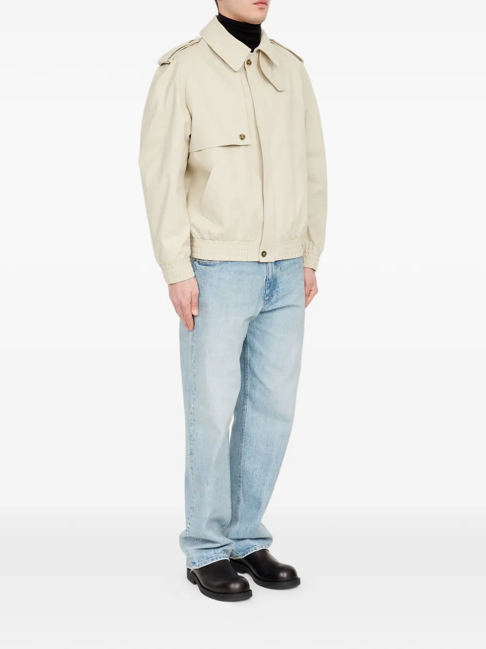 MM6 Maison Margiela Katoenen twill jack Beige