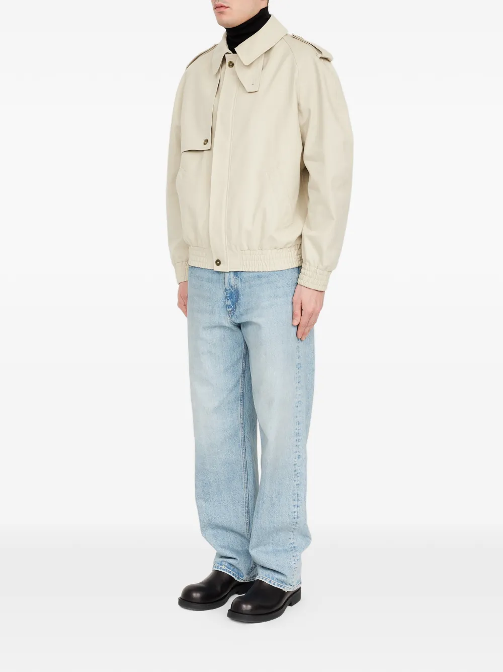 MM6 Maison Margiela Katoenen twill jack Beige