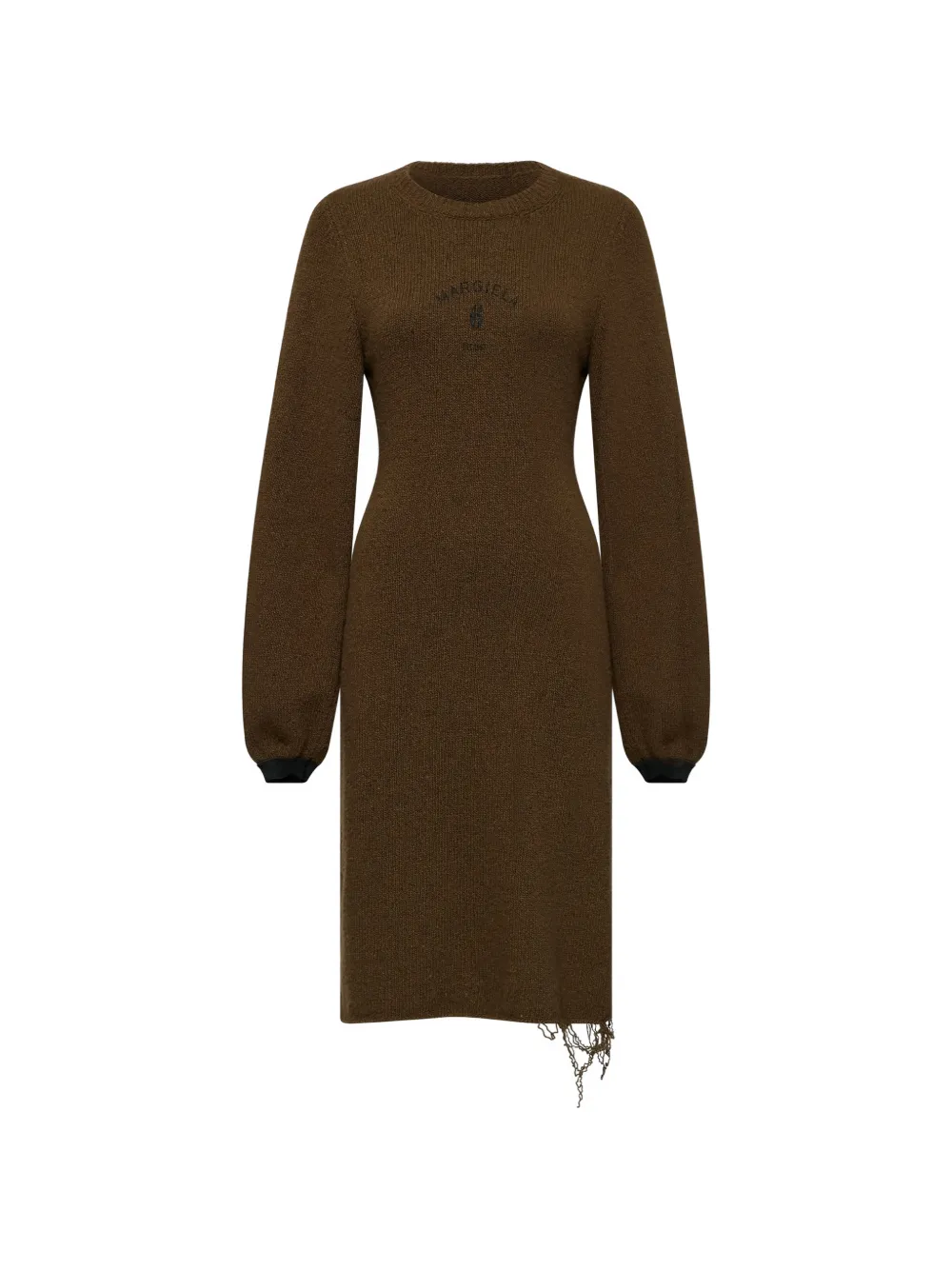 MM6 Maison Margiela knit midi dress - Brown
