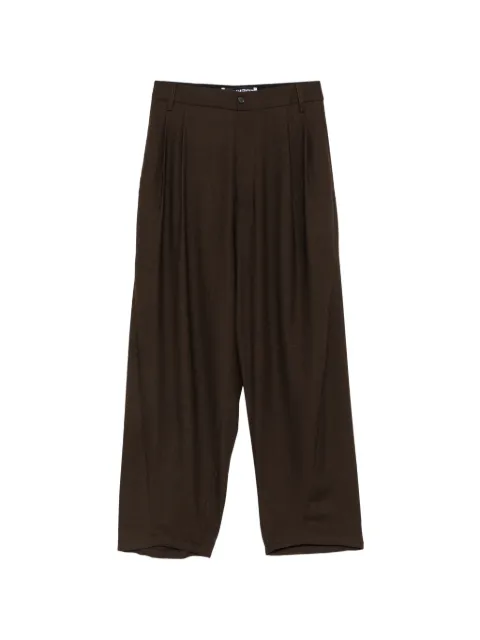 Frenken pleated wide-leg trousers
