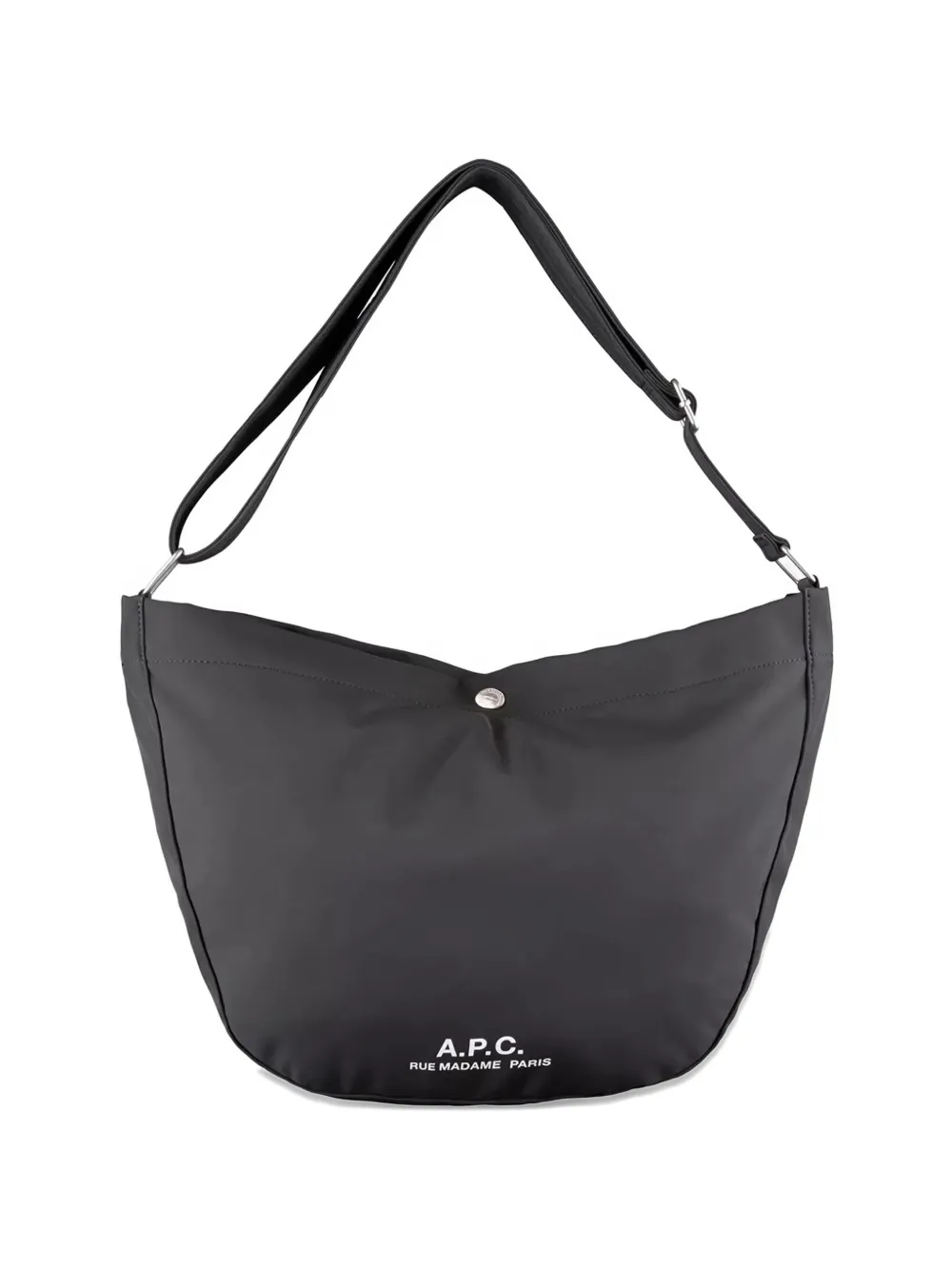 A.P.C. Journal logo-print messenger bag - Nero