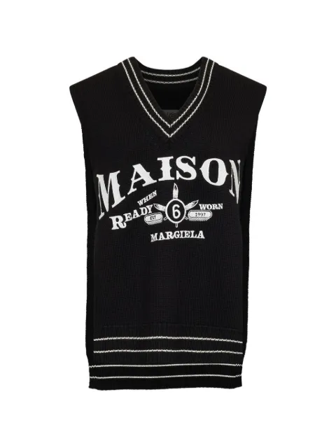 MM6 Maison Margiela wool sweater vest