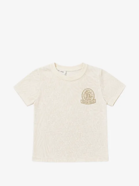 Roberto Cavalli Junior playera con animal print