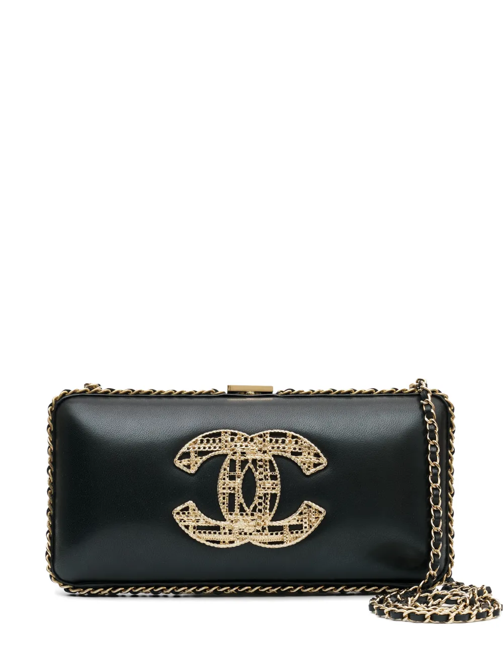 CHANEL Pre-Owned 2013-14 CC Chain Around clutch bag - Nero
