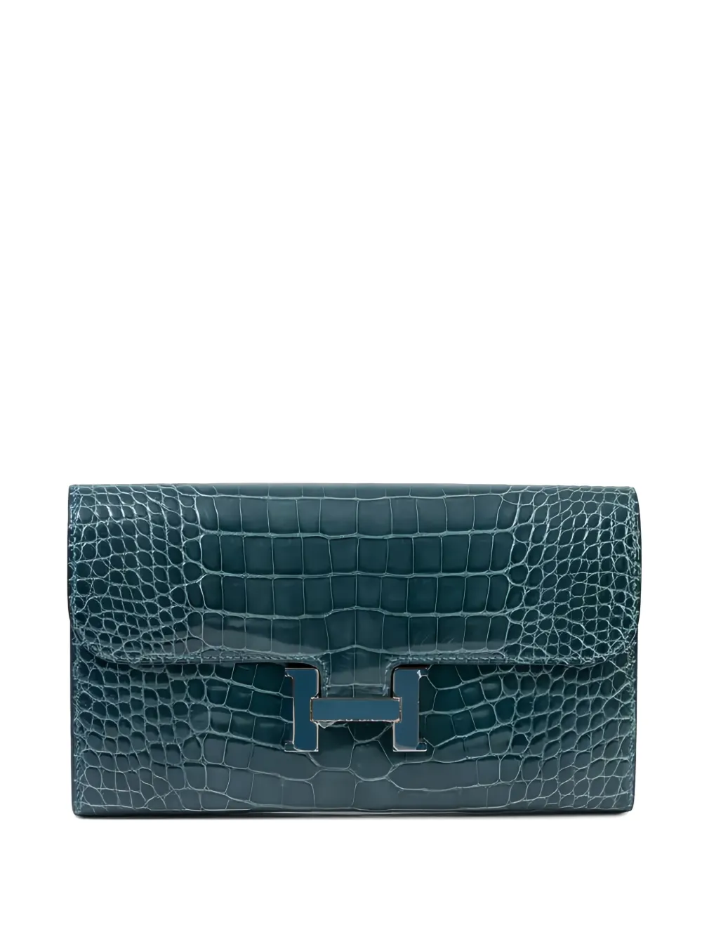 Hermès Pre-Owned Colvert Constance Long Wallet - Blu