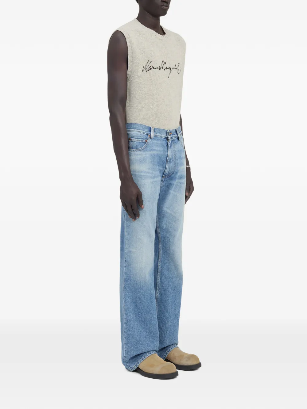 MM6 Maison Margiela Bootcut jeans Blauw