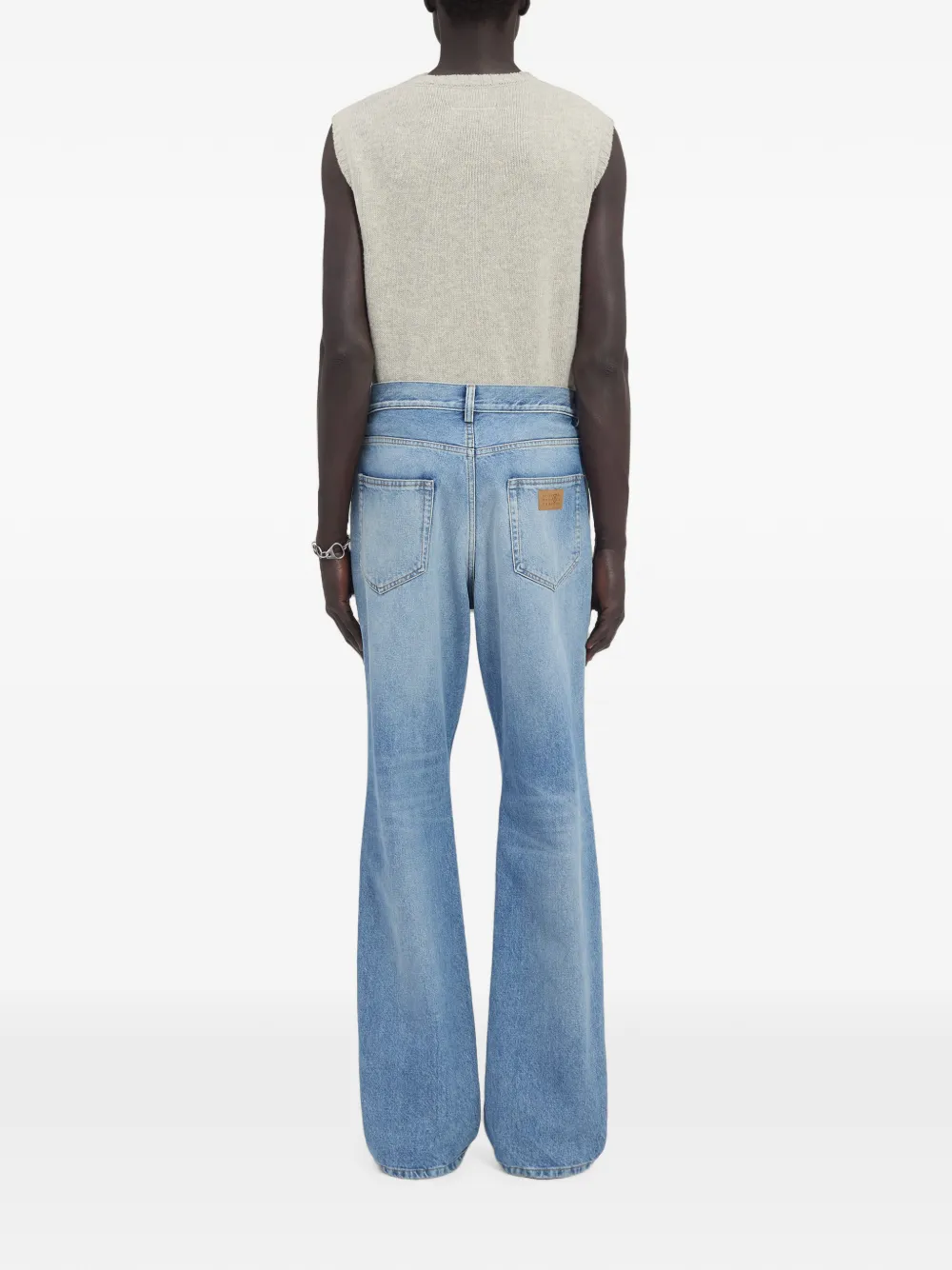 MM6 Maison Margiela Bootcut jeans Blauw