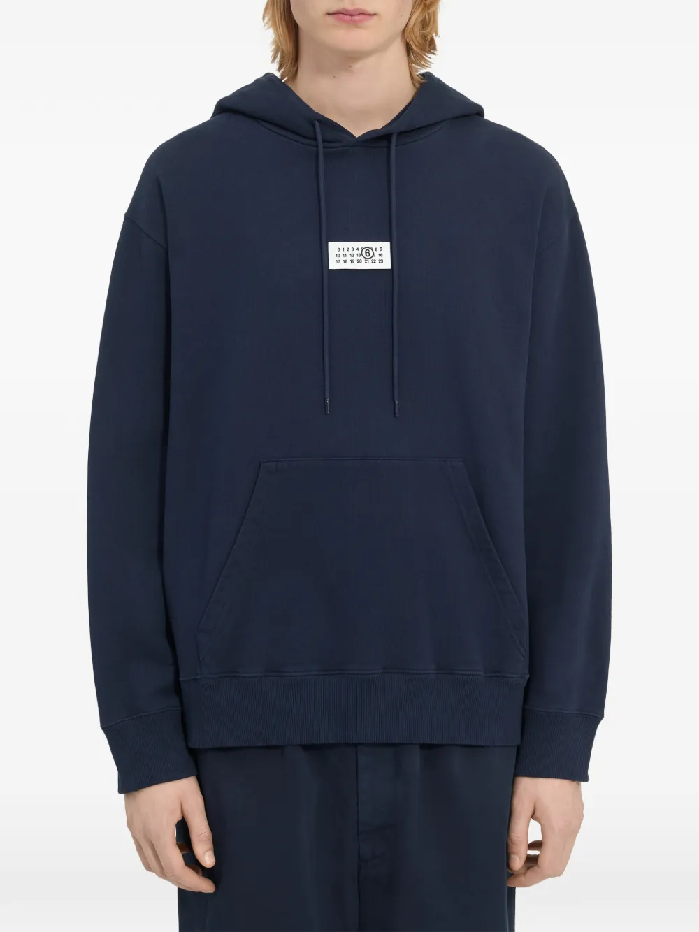 MM6 Maison Margiela Katoenen hoodie Blauw