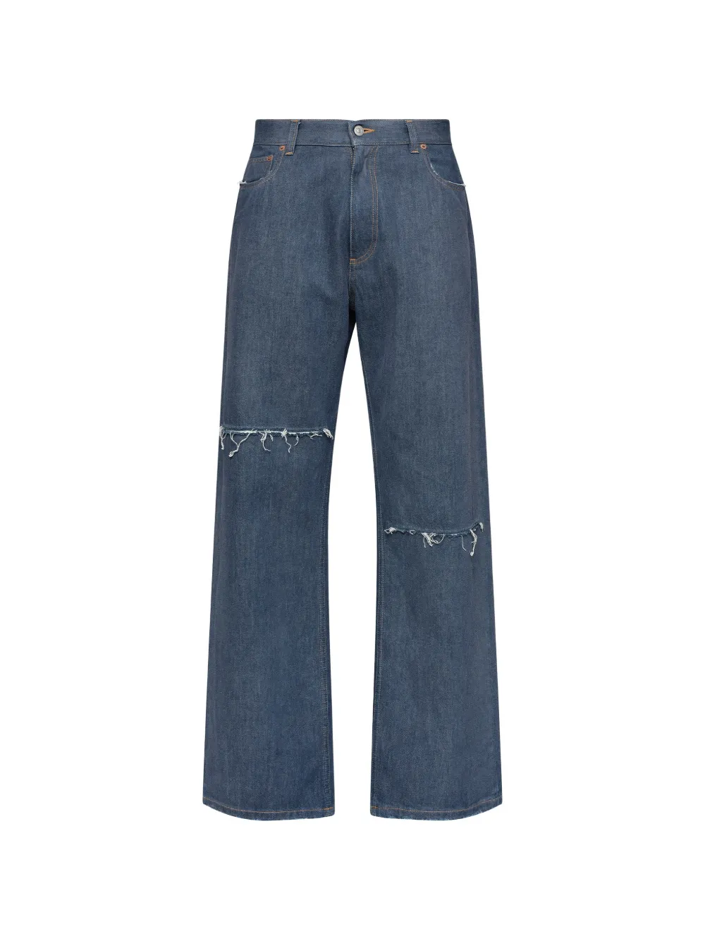 MM6 Maison Margiela Jeans a gamba ampia - Blu
