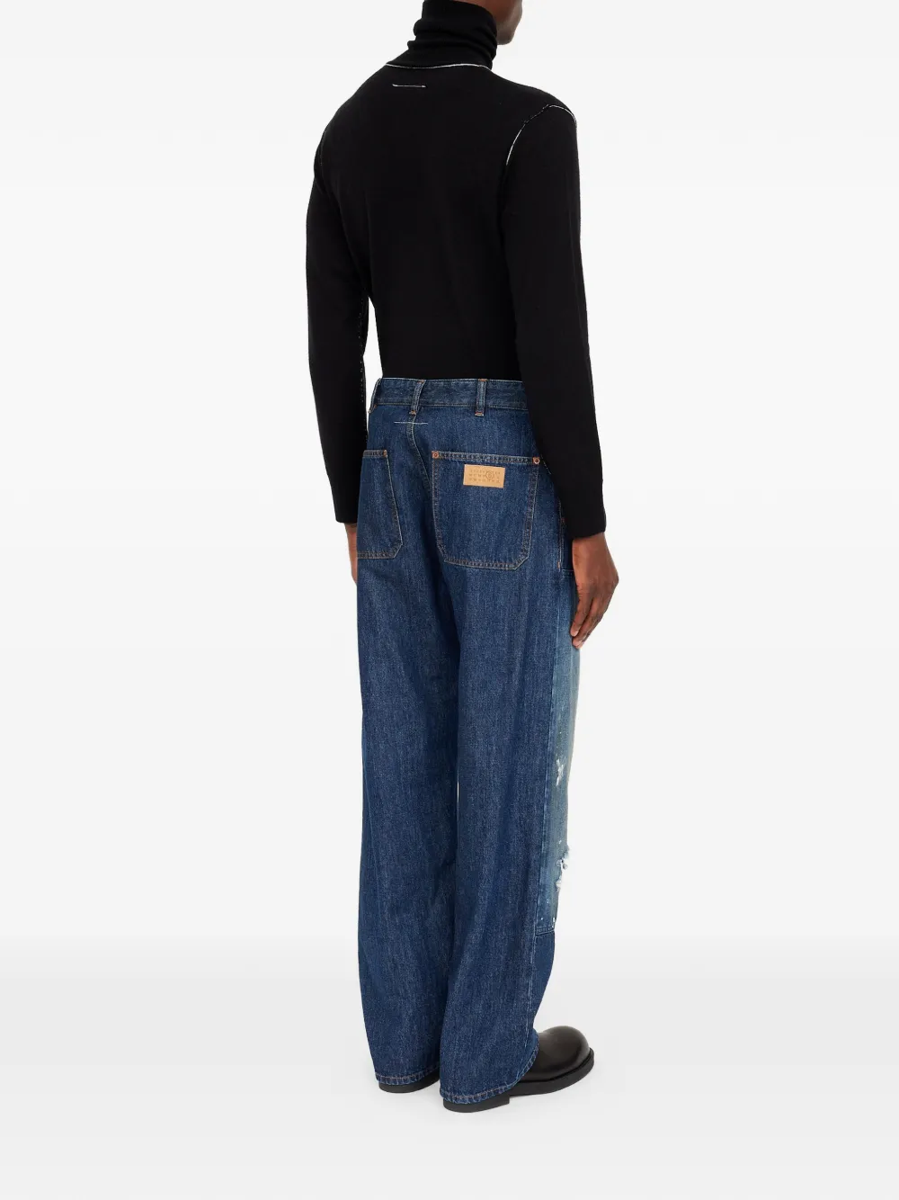 MM6 Maison Margiela Straight jeans Blauw