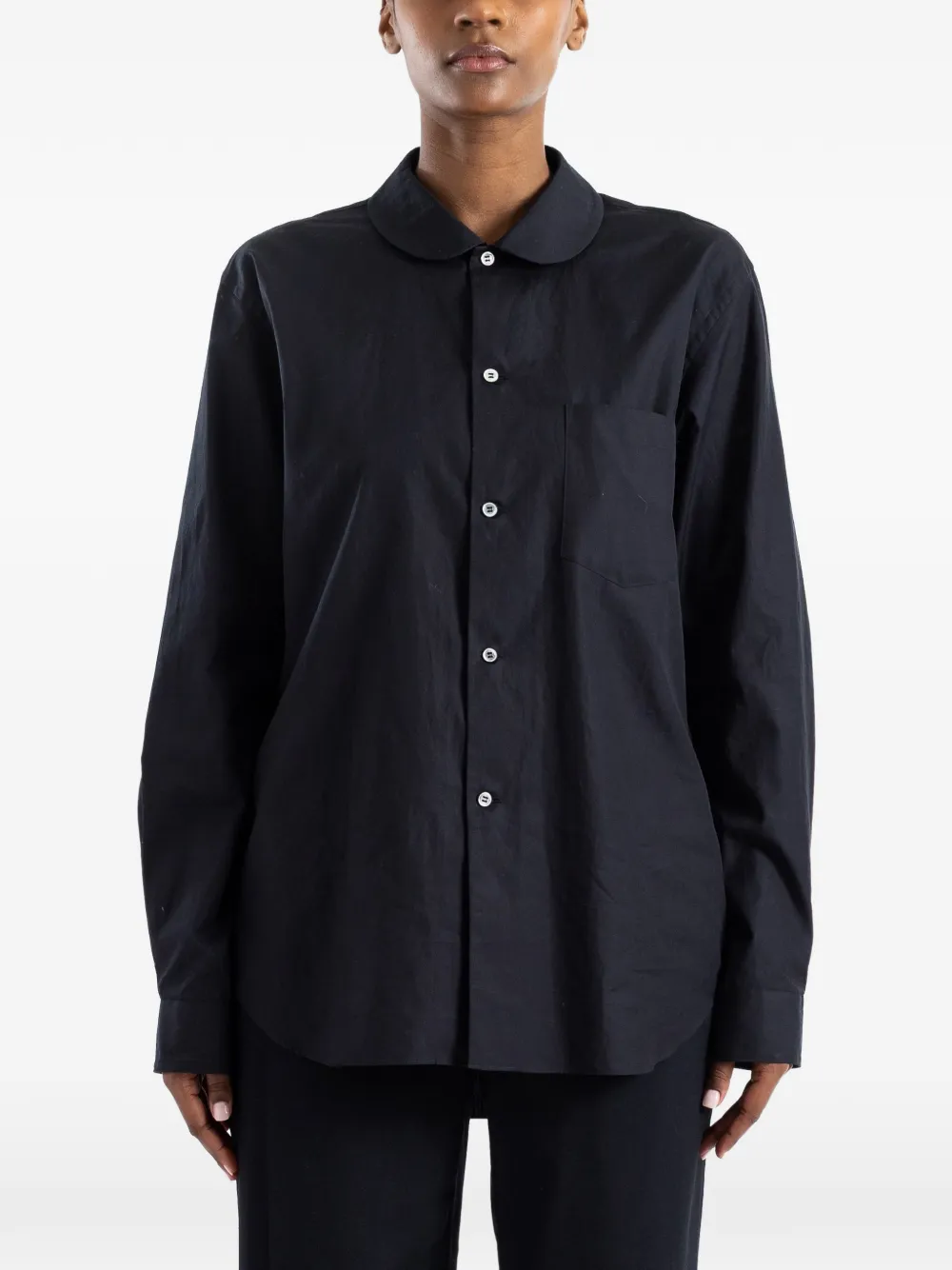 Comme Des Garçons cotton shirt - Schwarz