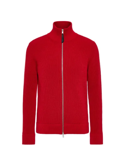 Maison Margiela ribbed zip-up sweatshirt