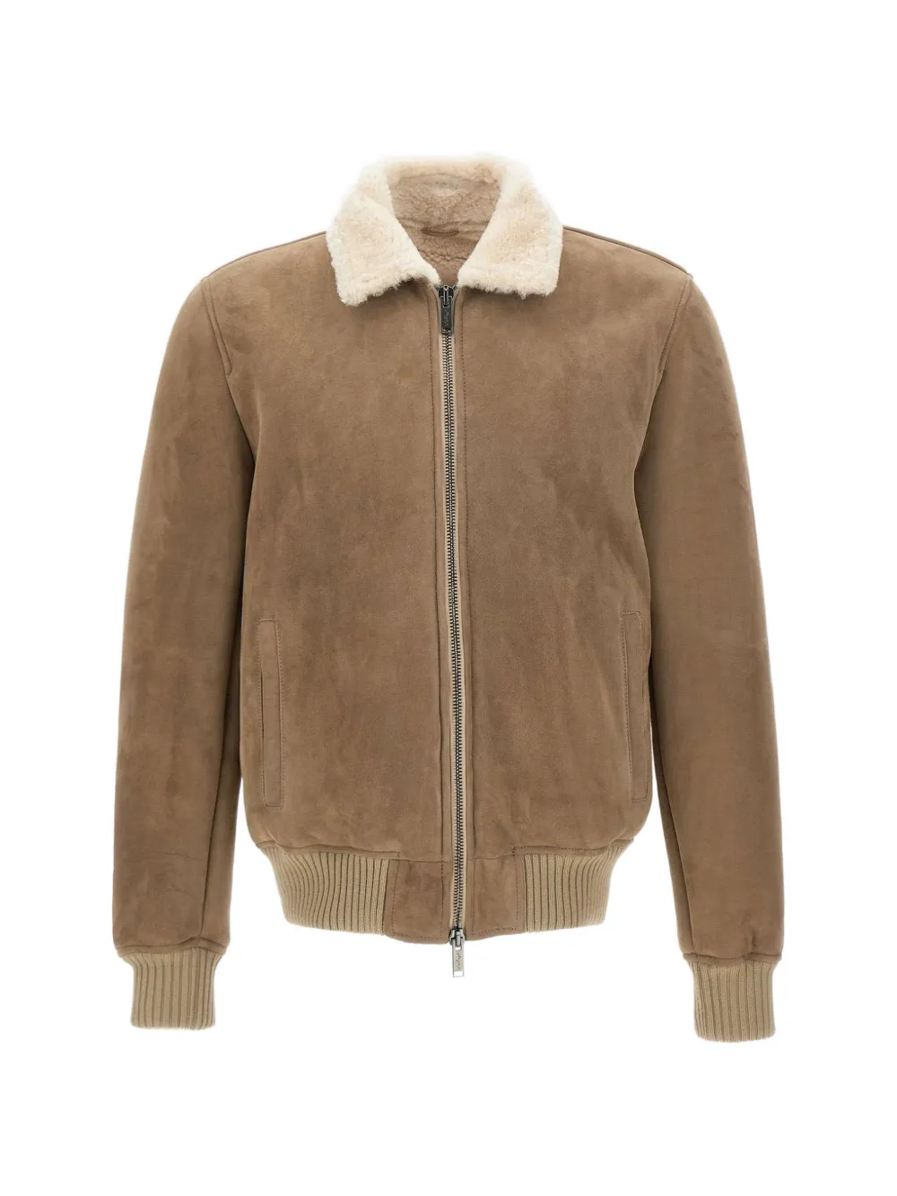VOLFAGLI Big Ben Merinillo suede jacket - Marrone