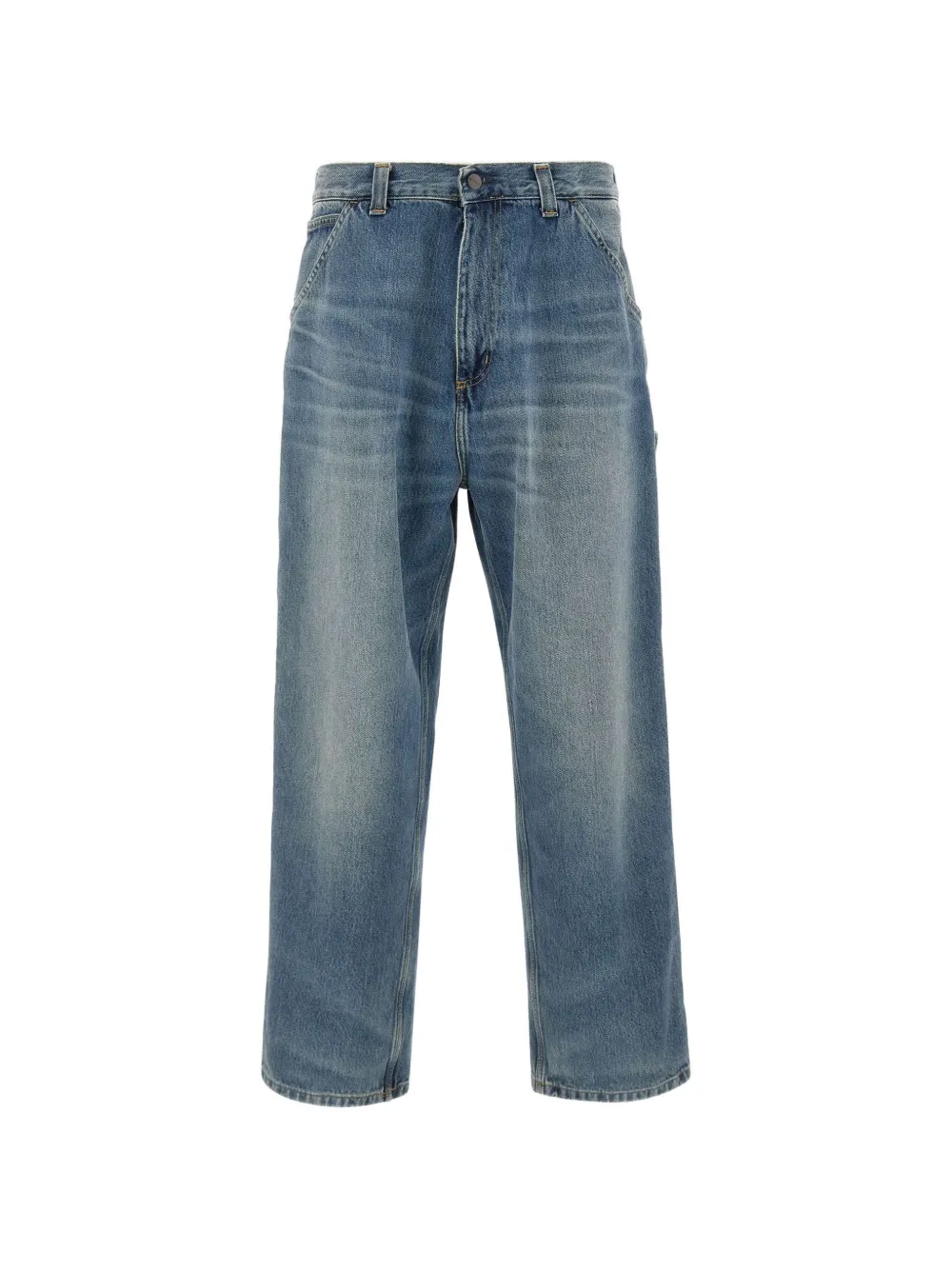 Carhartt WIP OG Single Knee paint-splatter jeans - Blau