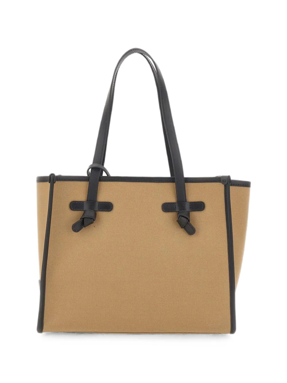 MARCELLA CLUB Marcella leather-trim shoulder bag - Toni neutri