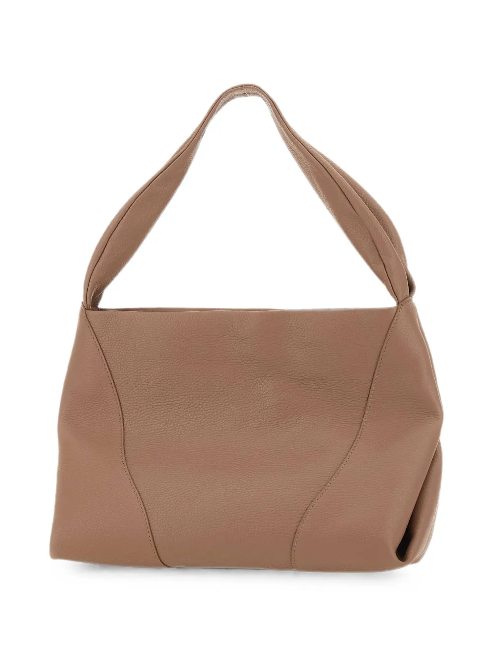 GIANNI CHIARINI Suria bewerkte leren schoudertas Beige