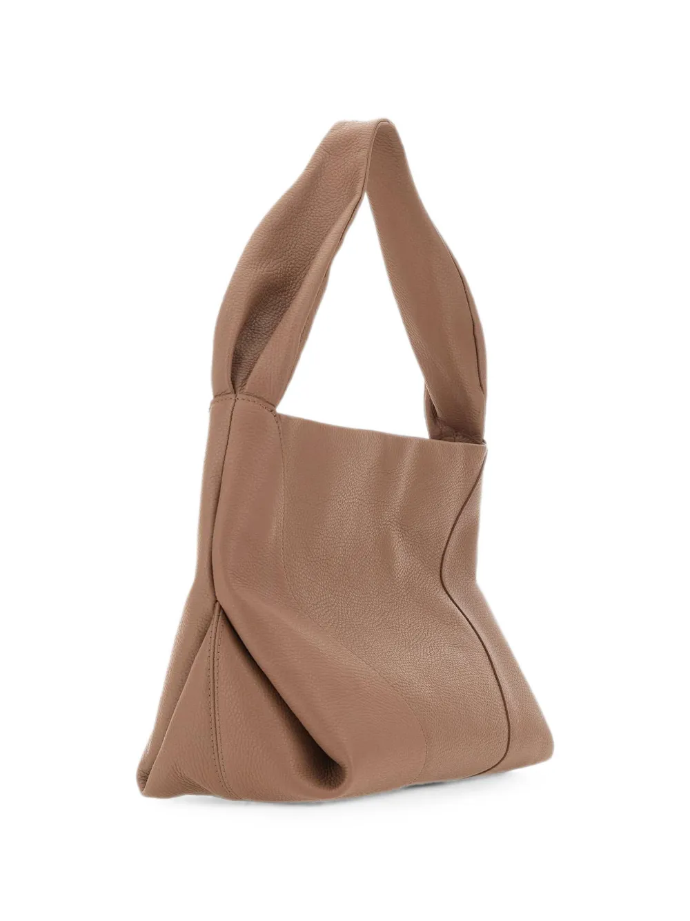 GIANNI CHIARINI Suria bewerkte leren schoudertas Beige