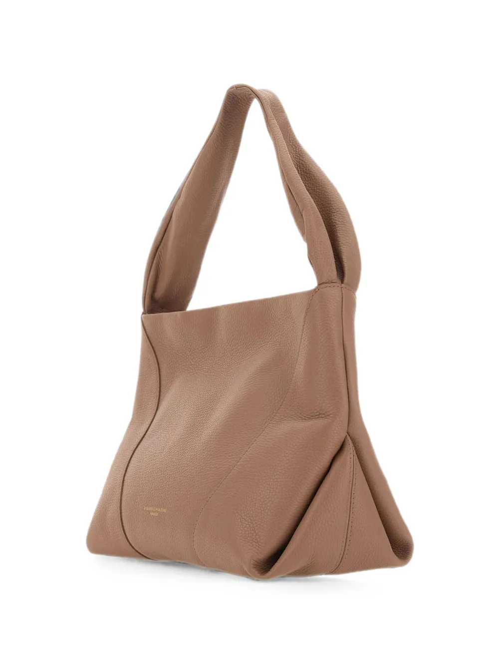 GIANNI CHIARINI Suria bewerkte leren schoudertas Beige