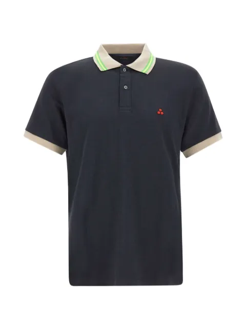 Peuterey embroidered-logo piqué polo shirt