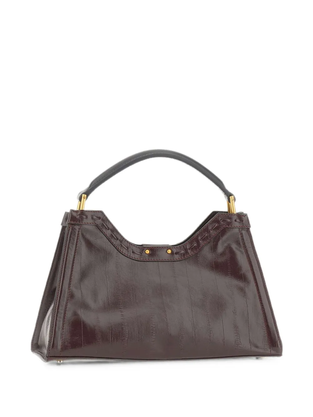 GIANNI CHIARINI Medium Aurora schoudertas met gestreept effect Paars