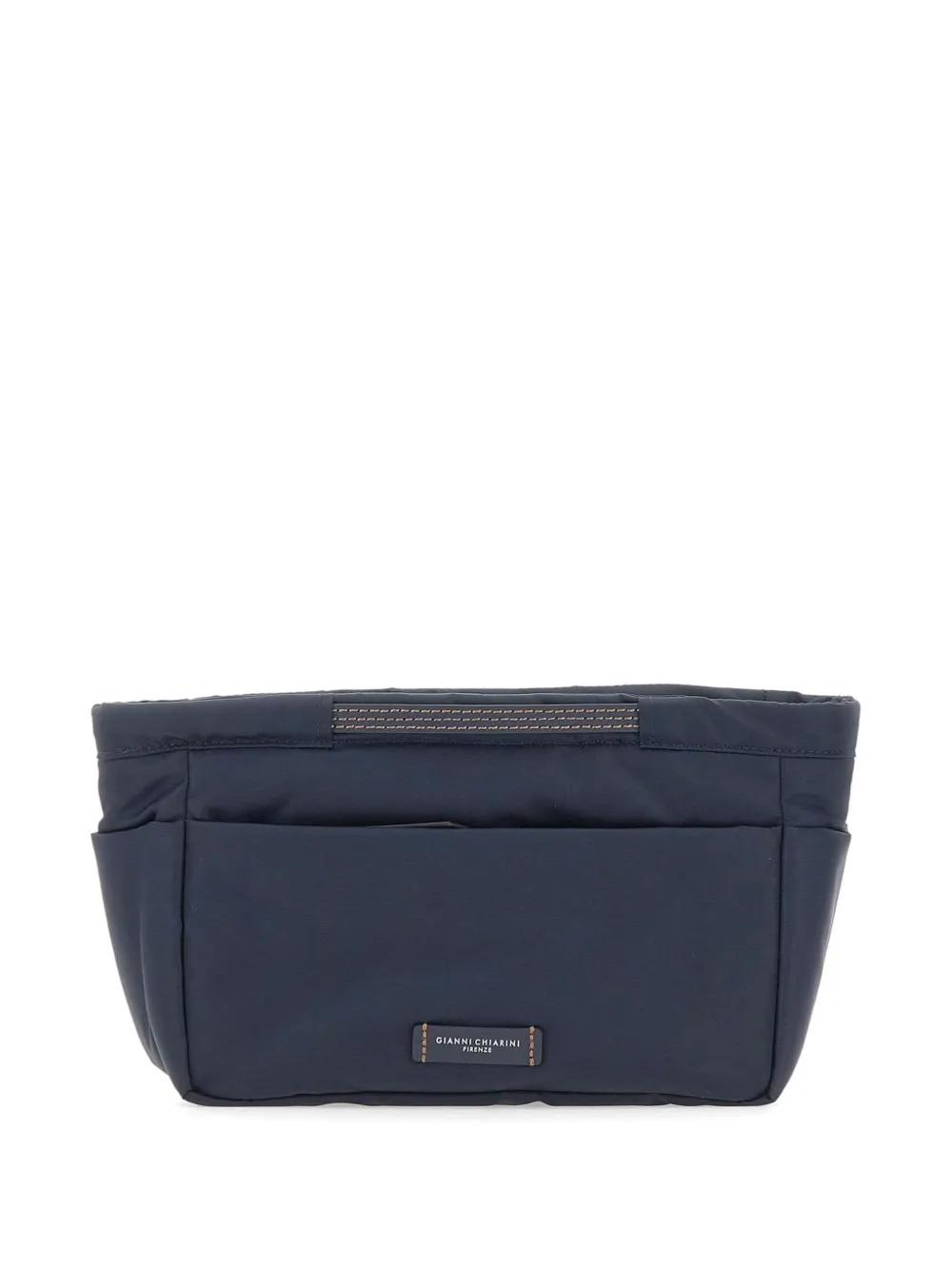 GIANNI CHIARINI BAGSinBAG clutch met contrasterend stiksel Blauw