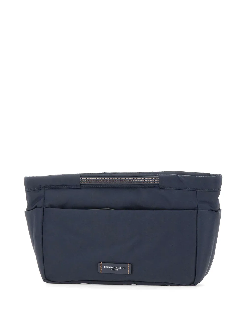 GIANNI CHIARINI BAGSinBAG clutch met contrasterend stiksel Blauw