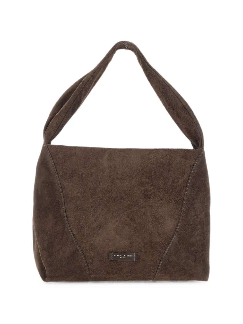 GIANNI CHIARINI Suria suede shoulder bag - Marrone