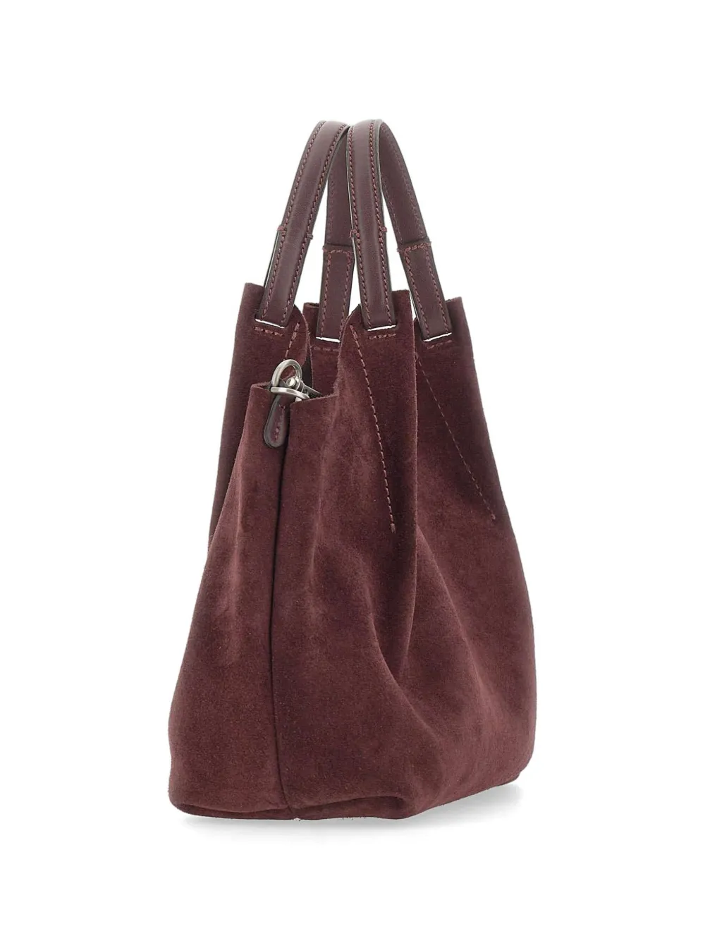 GIANNI CHIARINI Dua suède shopper Rood