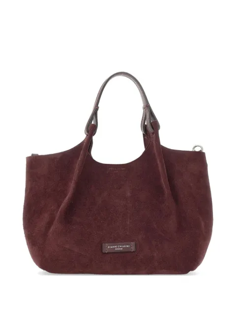 GIANNI CHIARINI Dua suede tote bag