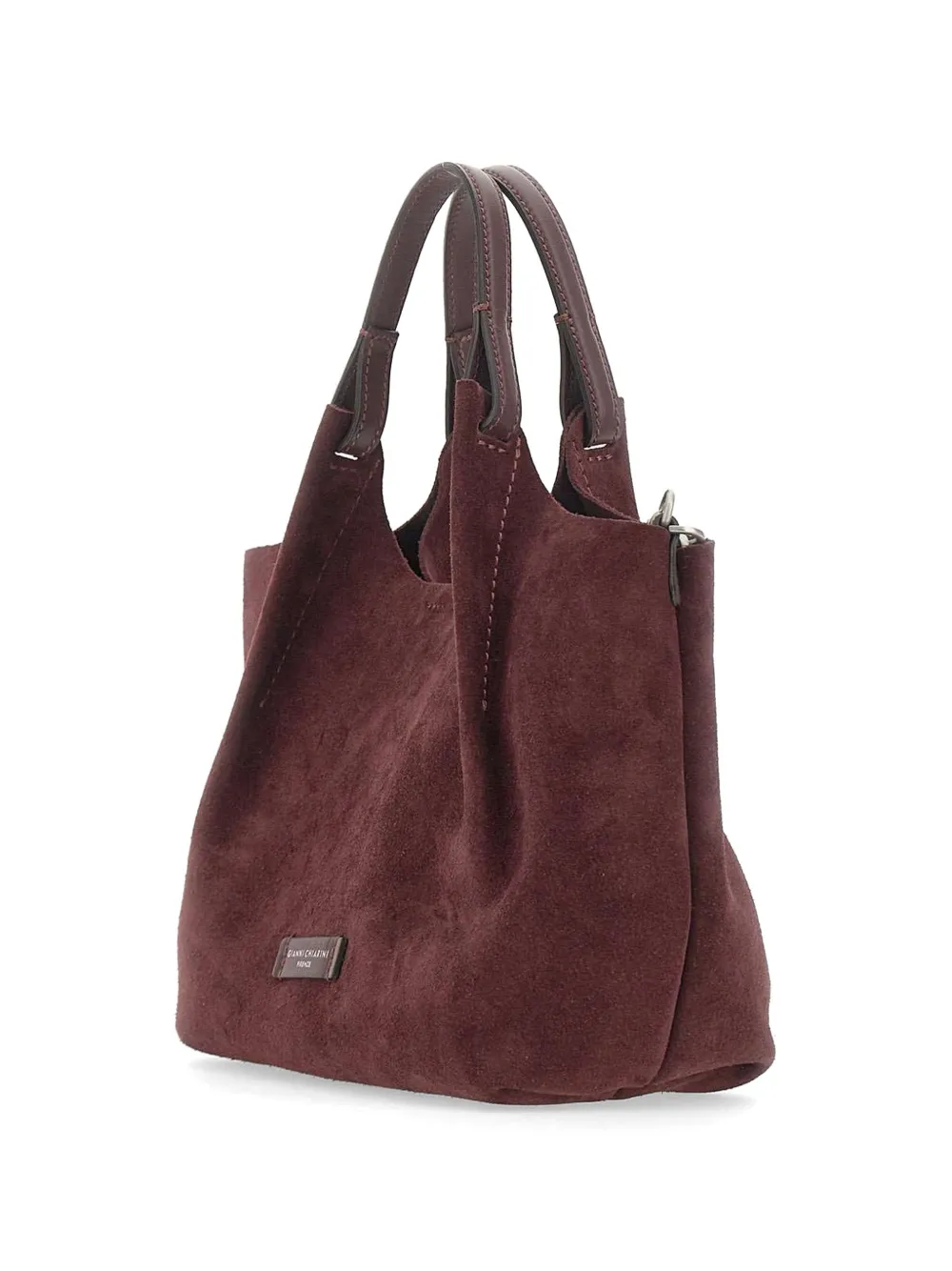 GIANNI CHIARINI Dua suède shopper Rood