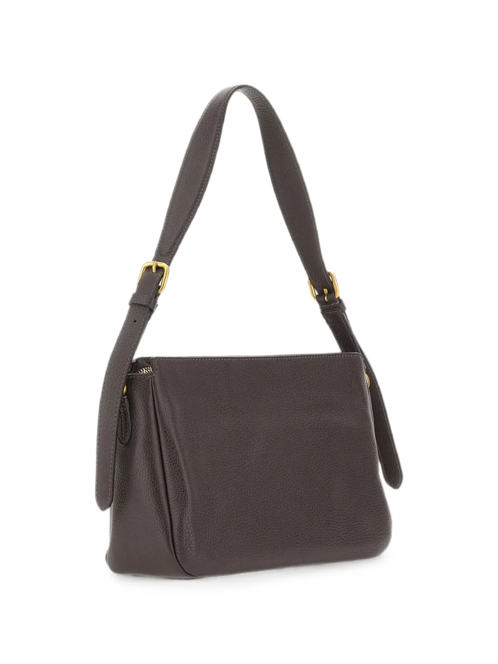 GIANNI CHIARINI Laura leren schoudertas Bruin