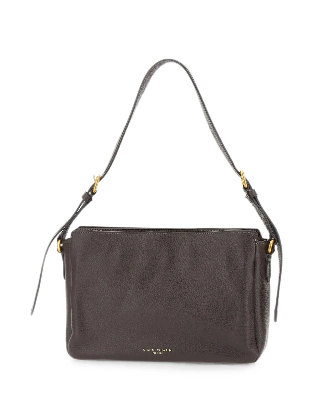 GIANNI CHIARINI Laura leren schoudertas Bruin