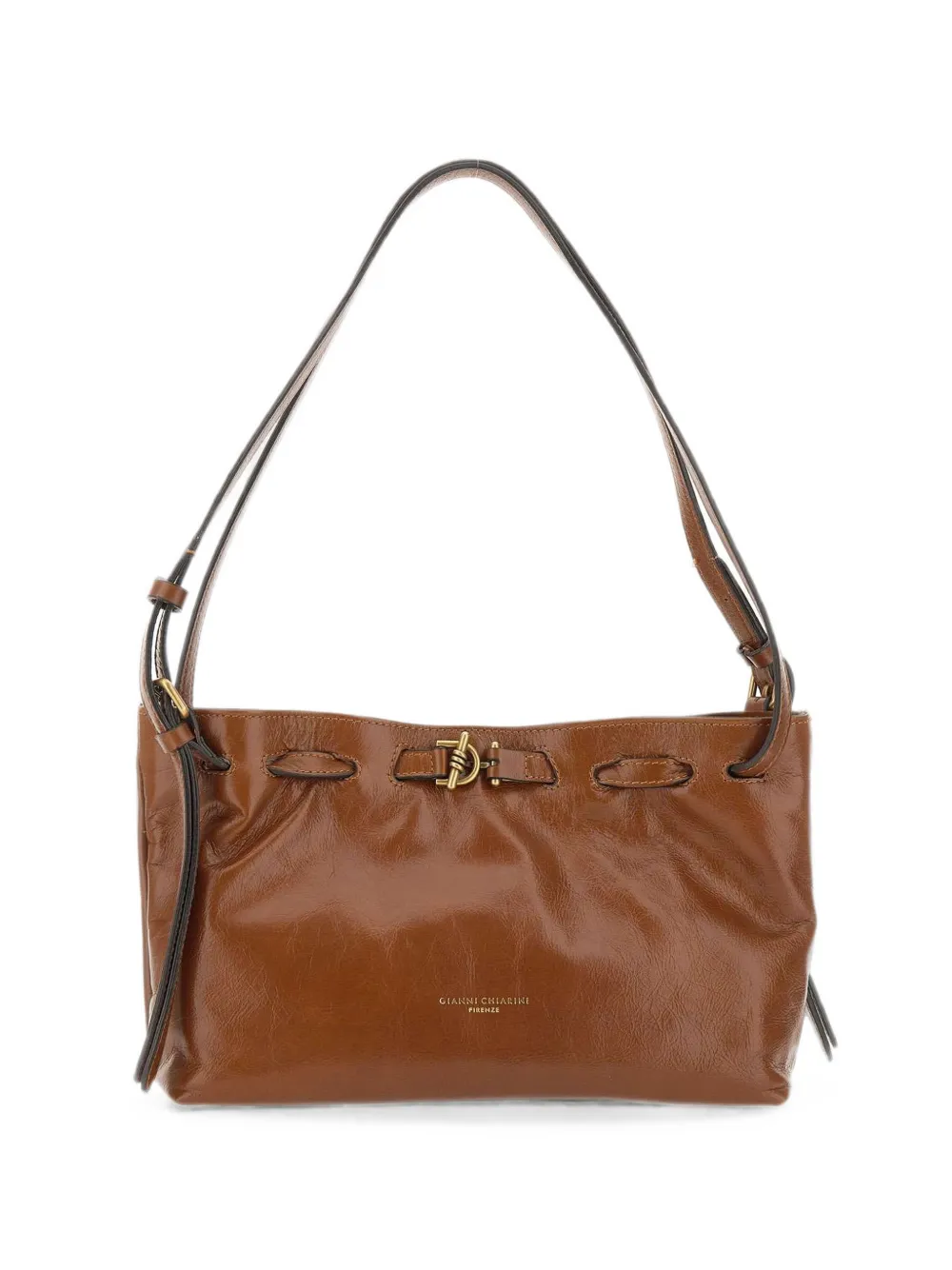 GIANNI CHIARINI Mimi leather shoulder bag - Marrone
