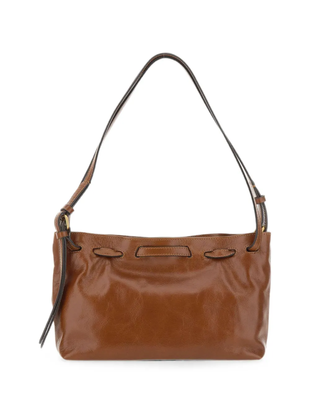 GIANNI CHIARINI Mimi leren schoudertas Bruin