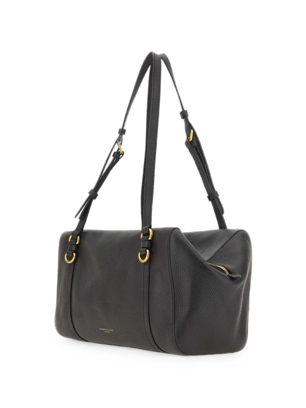 GIANNI CHIARINI Terry leather shoulder bag - Nero