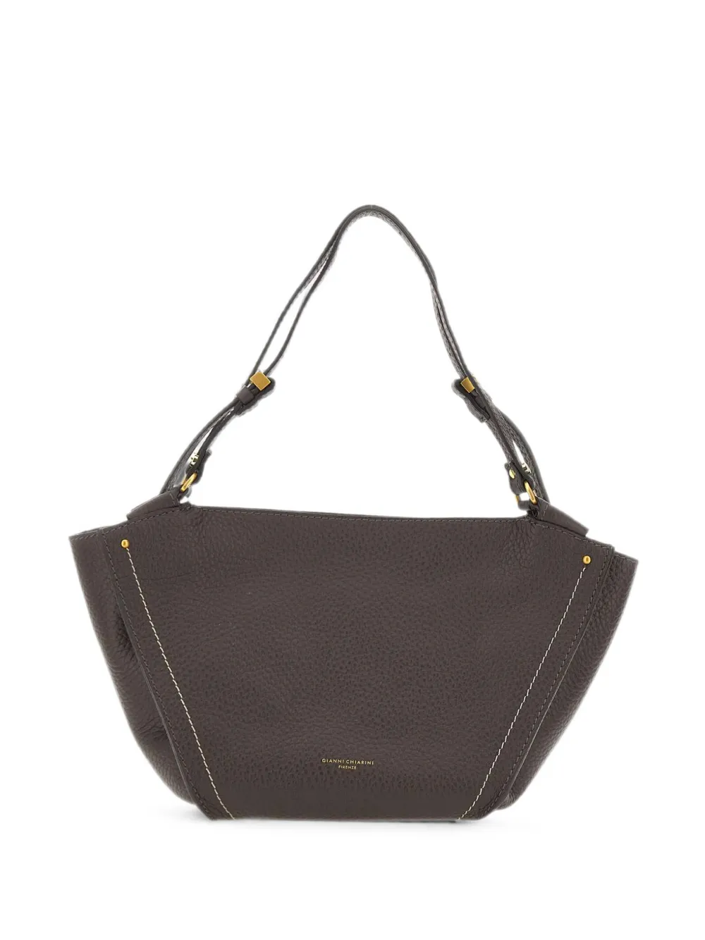 GIANNI CHIARINI Bloom leather shoulder bag - Marrone