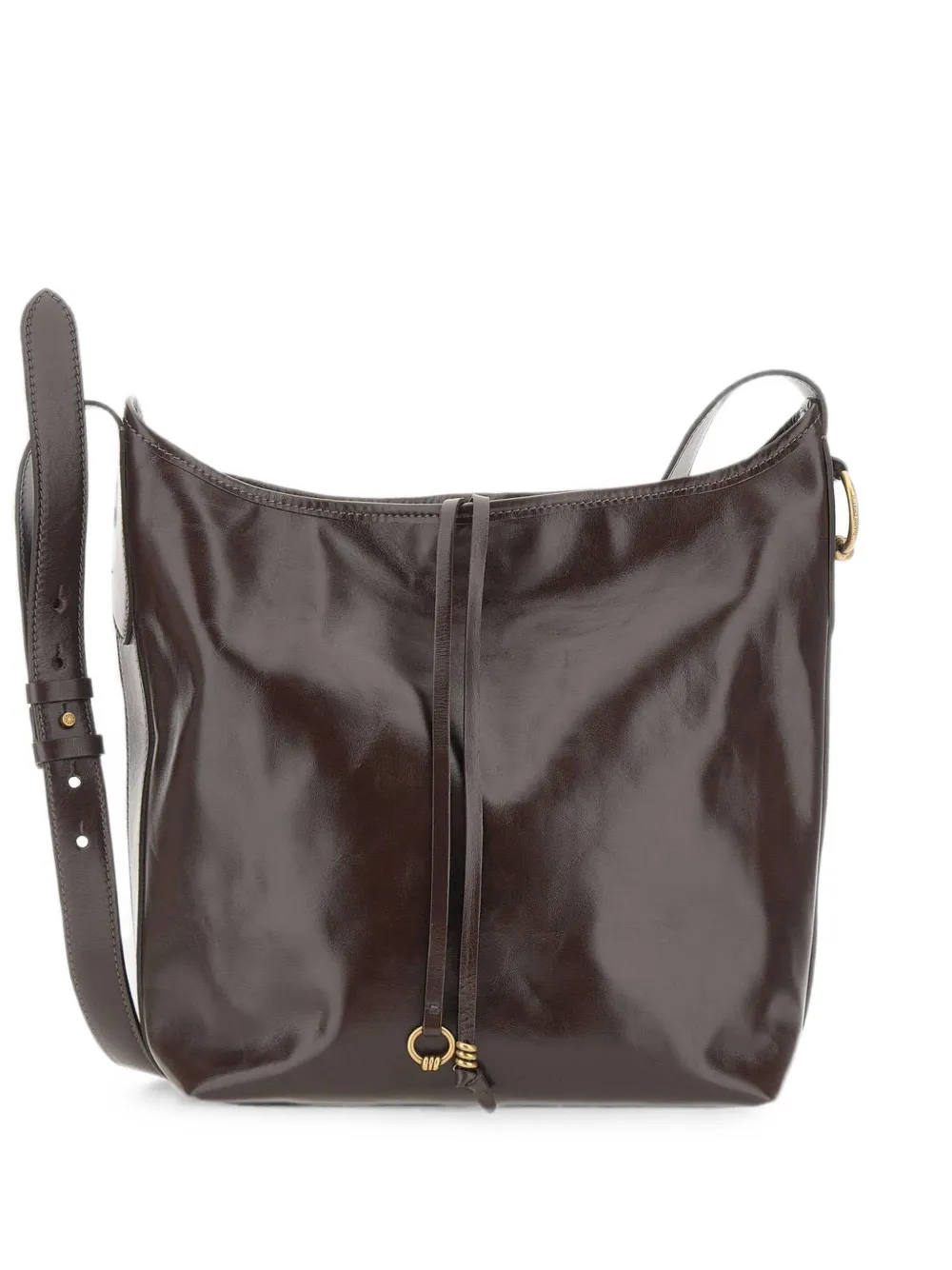 GIANNI CHIARINI Carla leather shoulder bag - Marrone