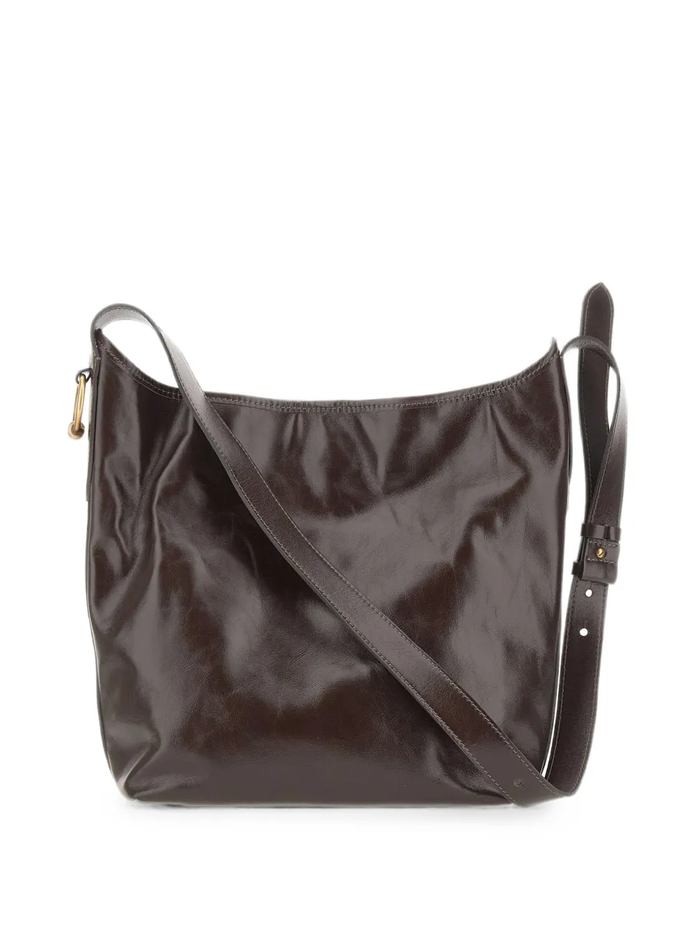 GIANNI CHIARINI Carla leren schoudertas Bruin