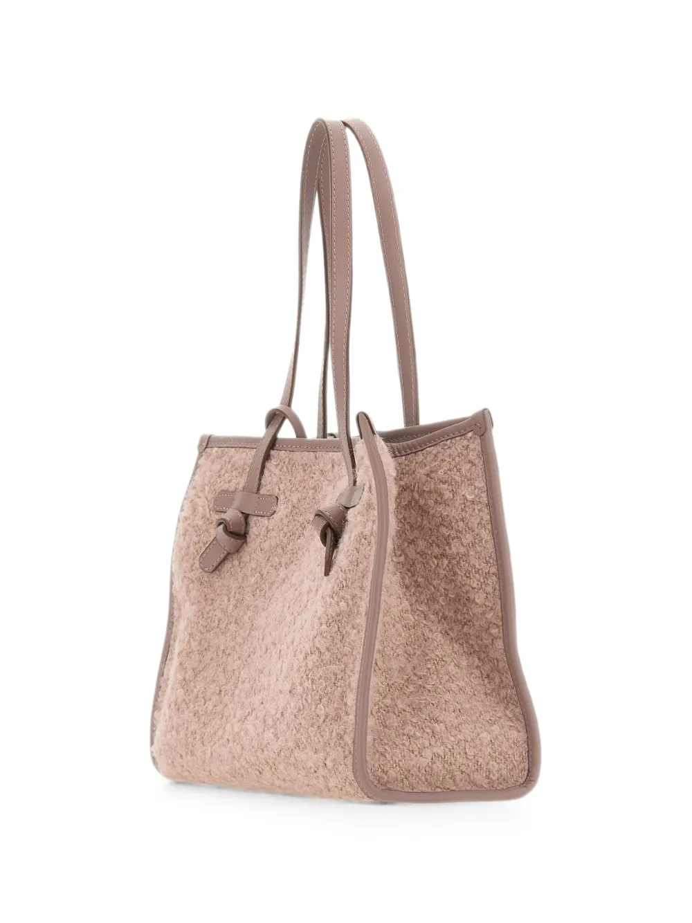 MARCELLA CLUB Marcella schoudertas met bouclé-effect Roze