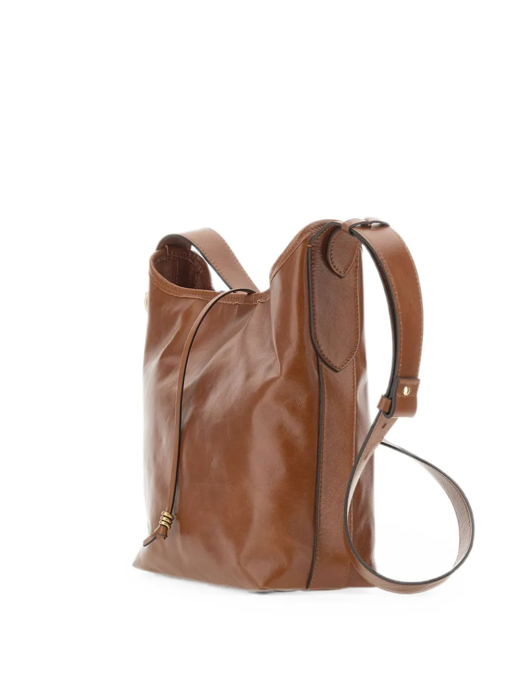 GIANNI CHIARINI Carla leather shoulder bag - Marrone
