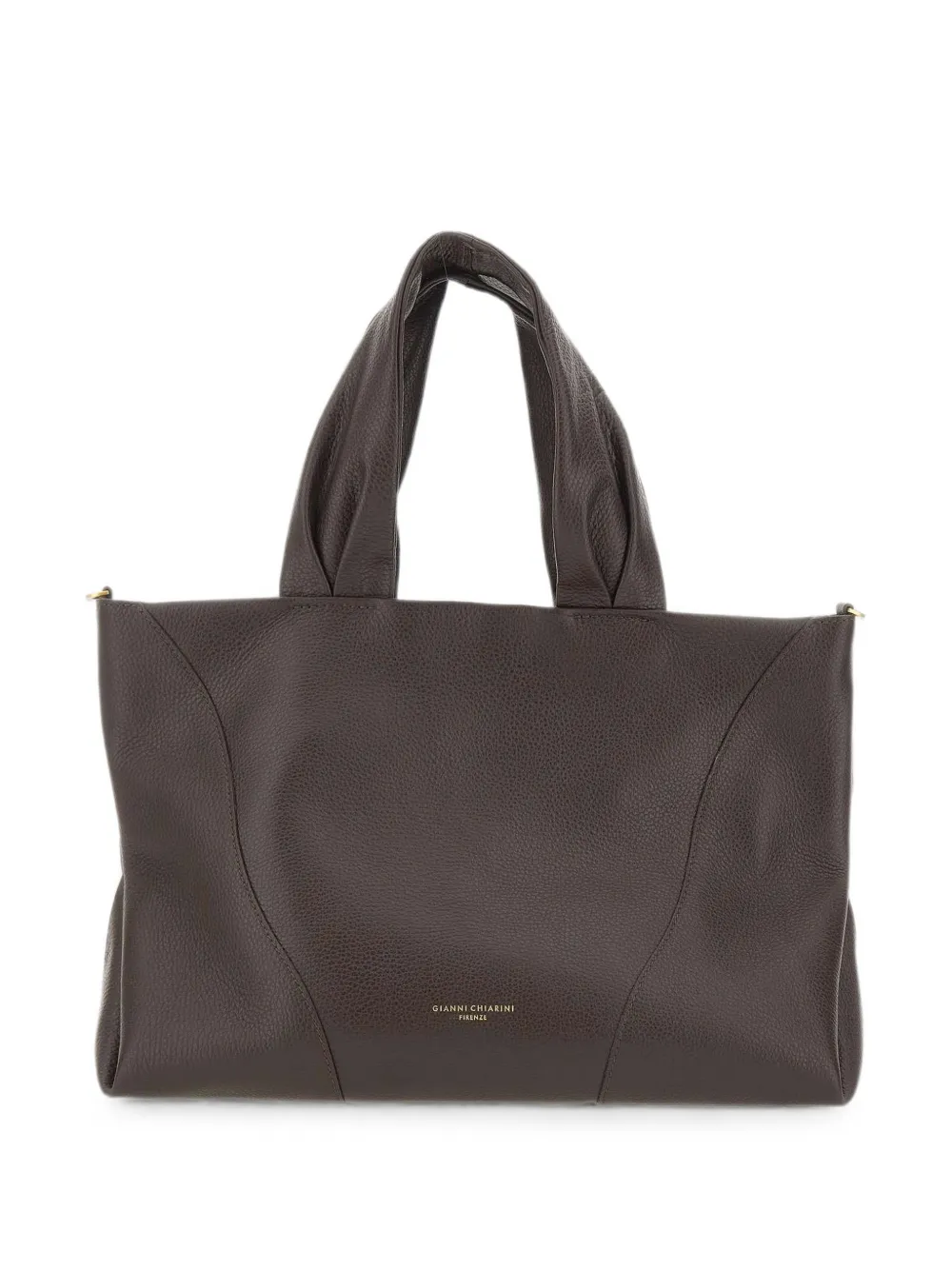 GIANNI CHIARINI Suria grained-leather tote bag - Marrone