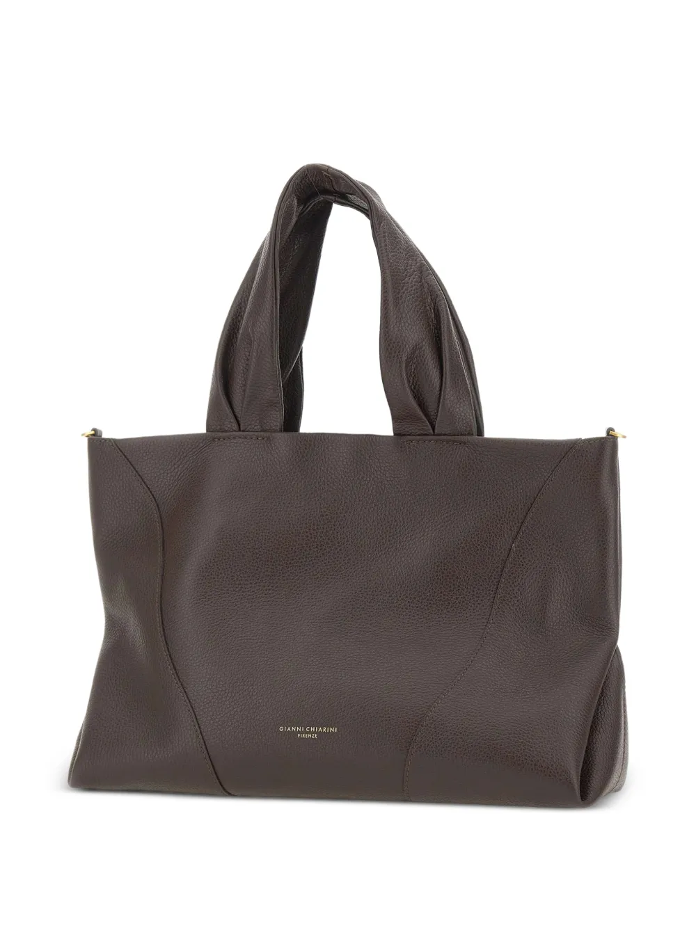 GIANNI CHIARINI Suria shopper van bewerkt leer Bruin