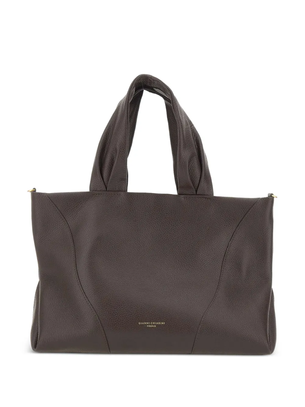 GIANNI CHIARINI Suria grained-leather tote bag - Marrone