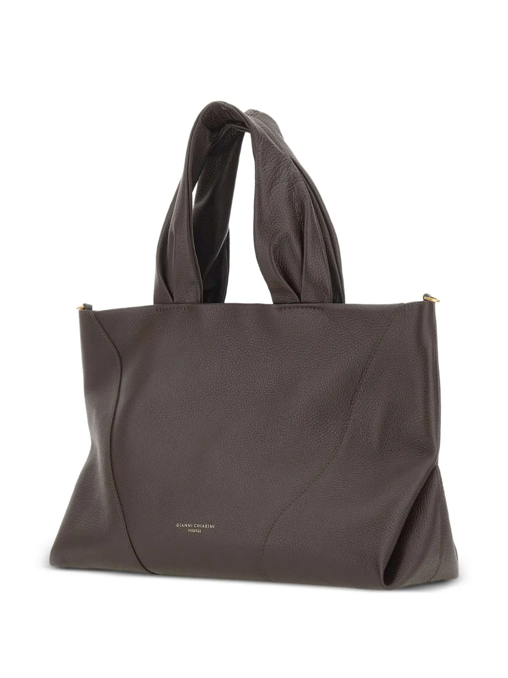 GIANNI CHIARINI Suria shopper van bewerkt leer Bruin