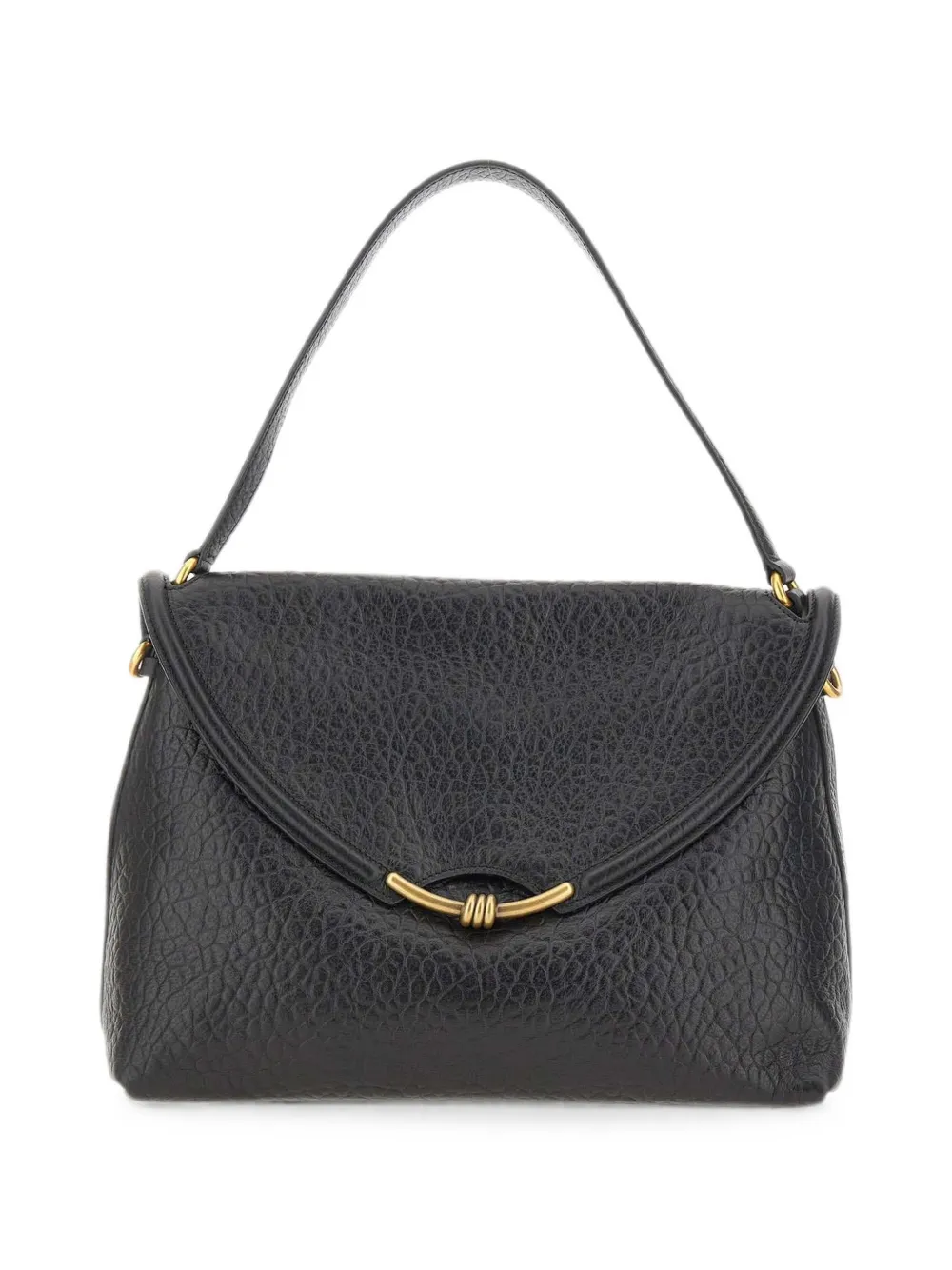 GIANNI CHIARINI Bea grain leather shoulder bag - Nero